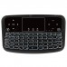 A36 Wireless Mini Air Mouse Flat Touch Pad Colorful Backlight Keyboard