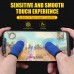 2pcs Finger Cover Breathable Game Controller Finger Sleeve For Pubg Sweat Proof Non-Scratch Touch Screen Gaming Thumb Gloves