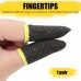 2pcs Finger Cover Breathable Game Controller Finger Sleeve For Pubg Sweat Proof Non-Scratch Touch Screen Gaming Thumb Gloves