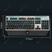 Colorful True Mechanical Touch Keyboard USB Wired Metal Panel Gaming Keyboard 26 Keys without Punch