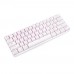 DK61 Desktop Wired Wireless Blue Switch 61 Keys Keyboard RGB Backlight for Home Game Office