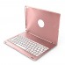 F105 Wireless Keyboard Case BT3.0 10.5 inch Tablet Holder Colorful Backlight 78 Keys Flip Design for iPad Pro