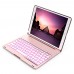 F105 Wireless Keyboard Case BT3.0 10.5 inch Tablet Holder Colorful Backlight 78 Keys Flip Design for iPad Pro