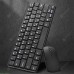 Mini Five-row Wireless Keyboard and Mouse Set Inside Iron Board Laptop Home Office