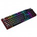 T-wolf T20 Wired Membrane Keyboard Computer Colorful Backlight