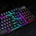 T-wolf T20 Wired Membrane Keyboard Computer Colorful Backlight