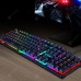 T-wolf T20 Wired Membrane Keyboard Computer Colorful Backlight