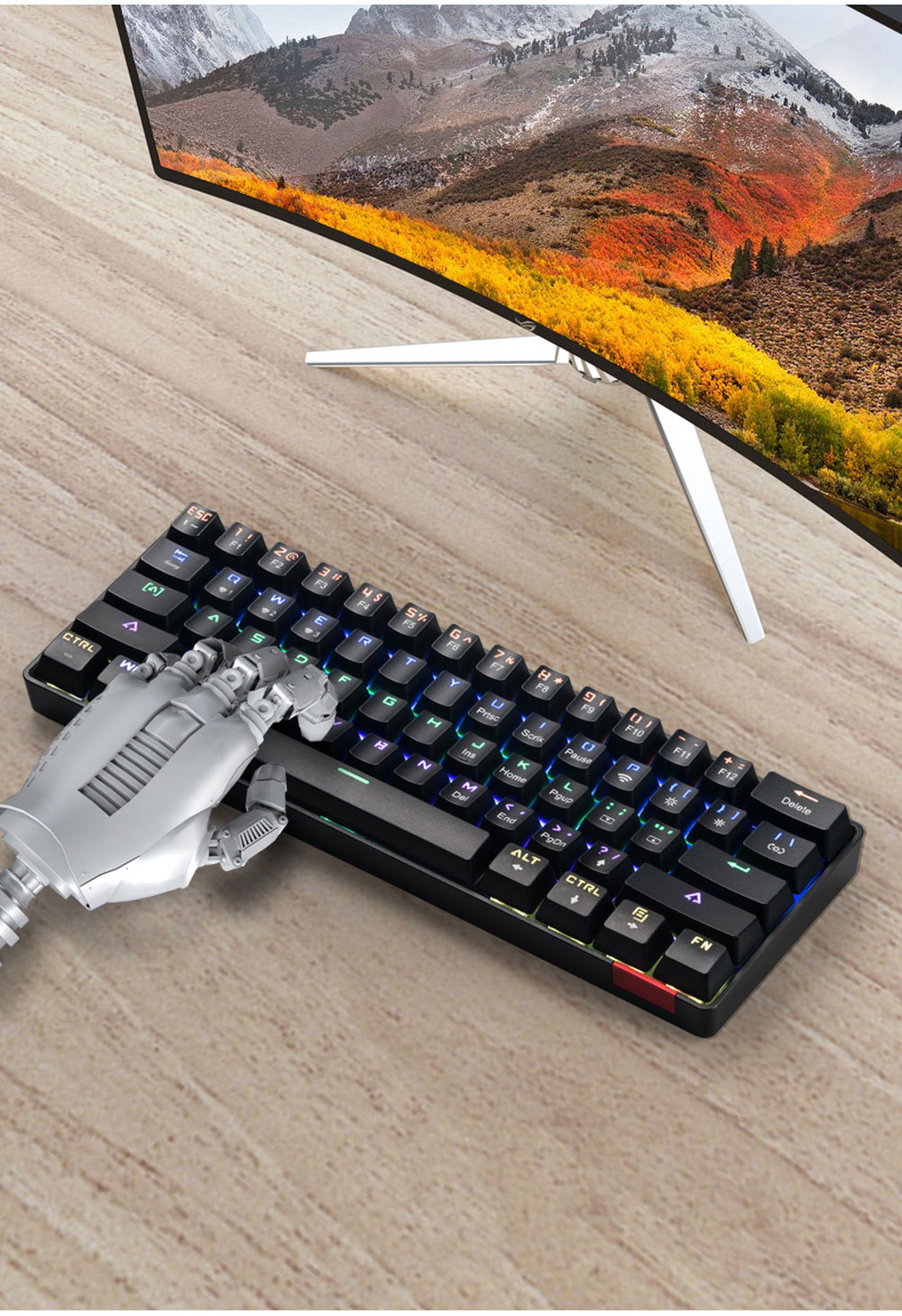 DIK61 Mechanical Keyboard - Black