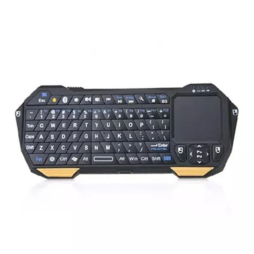 Wireless Bluetooth Air Flying Squirrels Backlight Touch The Mini Game Keyboard- Black